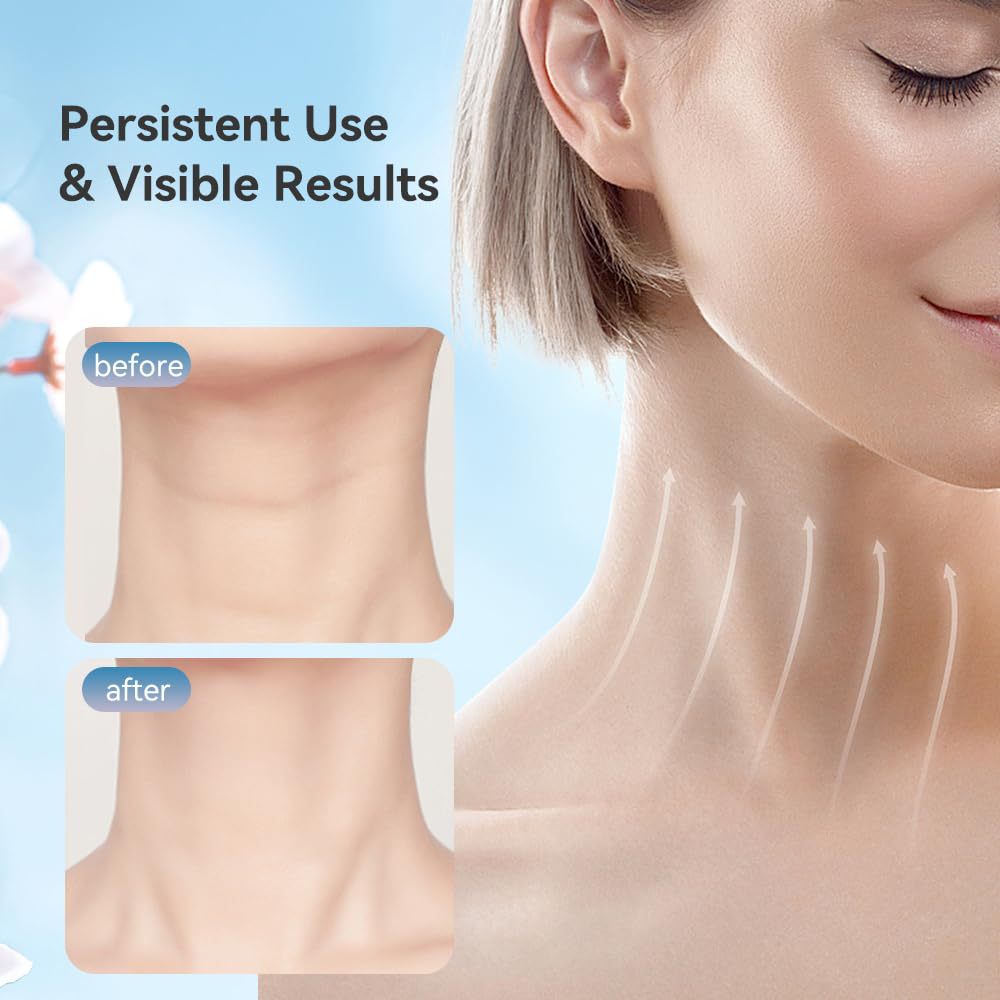 Neck Beauty Instrument 7-Color Neck Beauty Instrument Household Facial Massager To Refine Neck Lines Face Cream Neck Cream Introduction Instrument Ready Stock