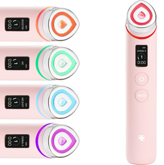 Amazon's Popular Led 7-Color Multi-Functional 6-in-1 Beauty Instrument Heating Vibration Radio Frequency Microcurrent Beauty Instrument