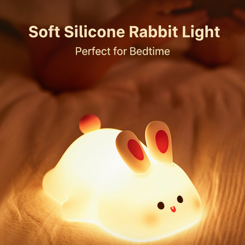 Soft Silicone Rabbit Light